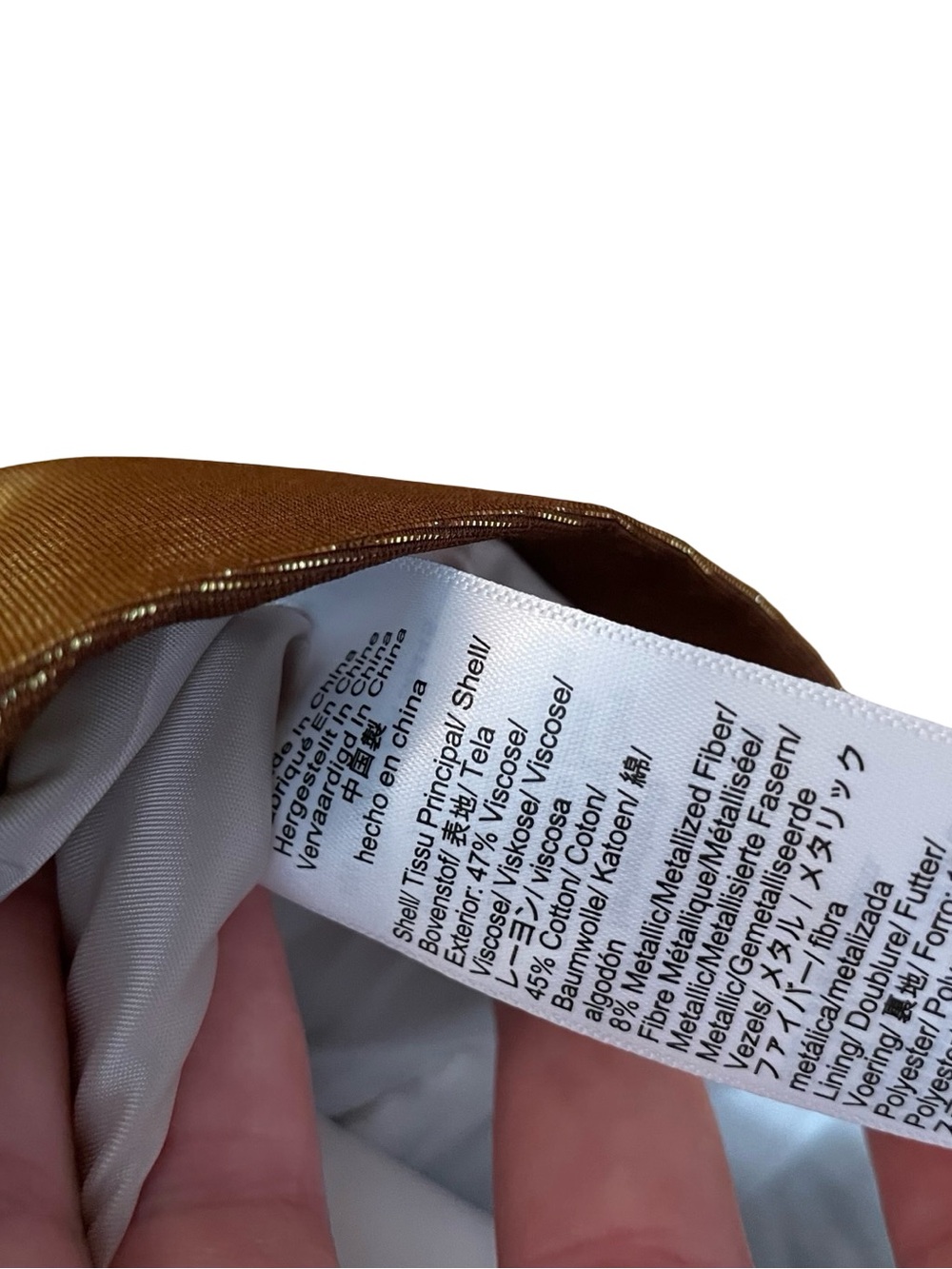 Christopher John Rogers X J.Crew classic-fit vest in gold lamé New with Tags - Picture 6 of 9